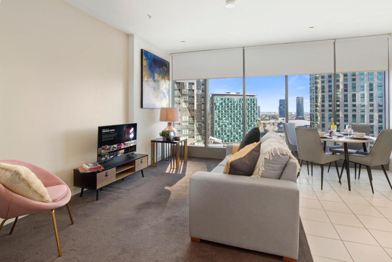 Sophisticated Designer Condo W River & City Views 墨尔本 外观 照片