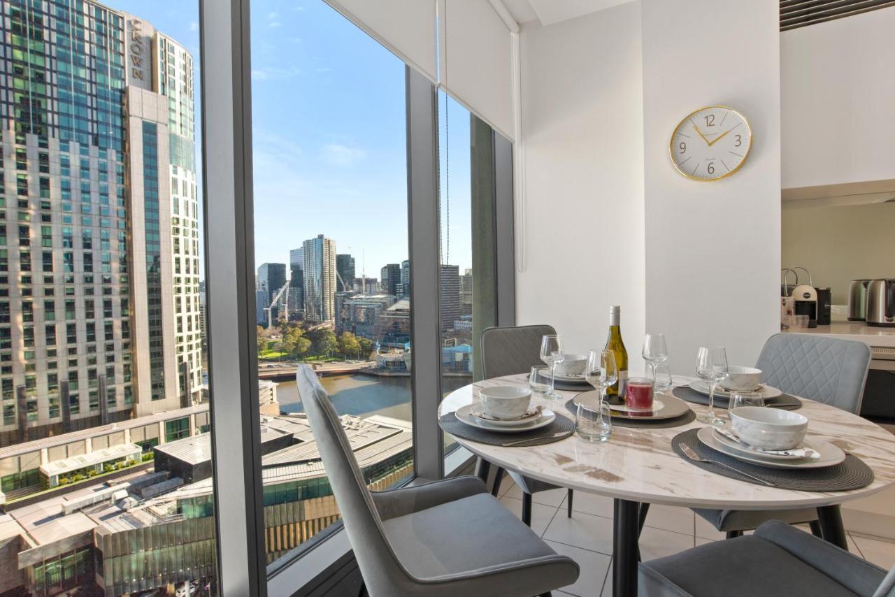 Sophisticated Designer Condo W River & City Views 墨尔本 外观 照片